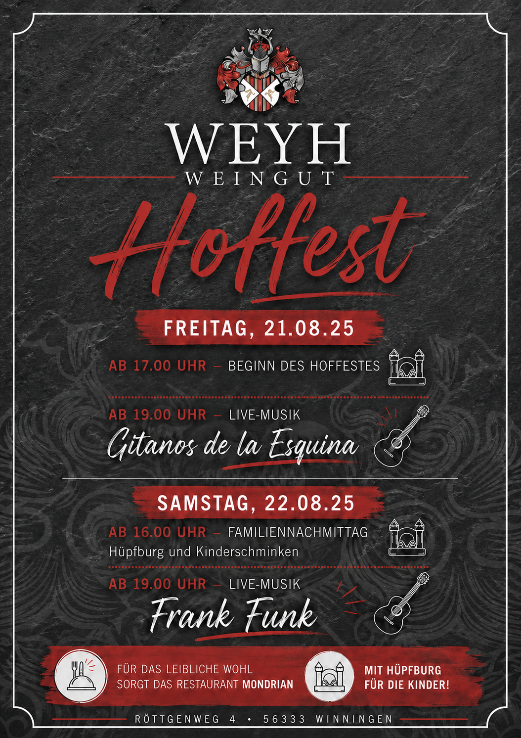 Hoffest im Weingut Weyh am 21. und 22. August 2026
