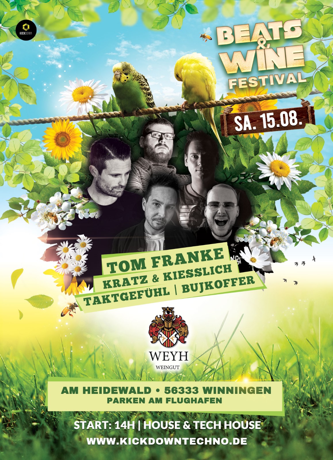 Beats & Wine Sommerfestival am 15. August 2026 in Winningen